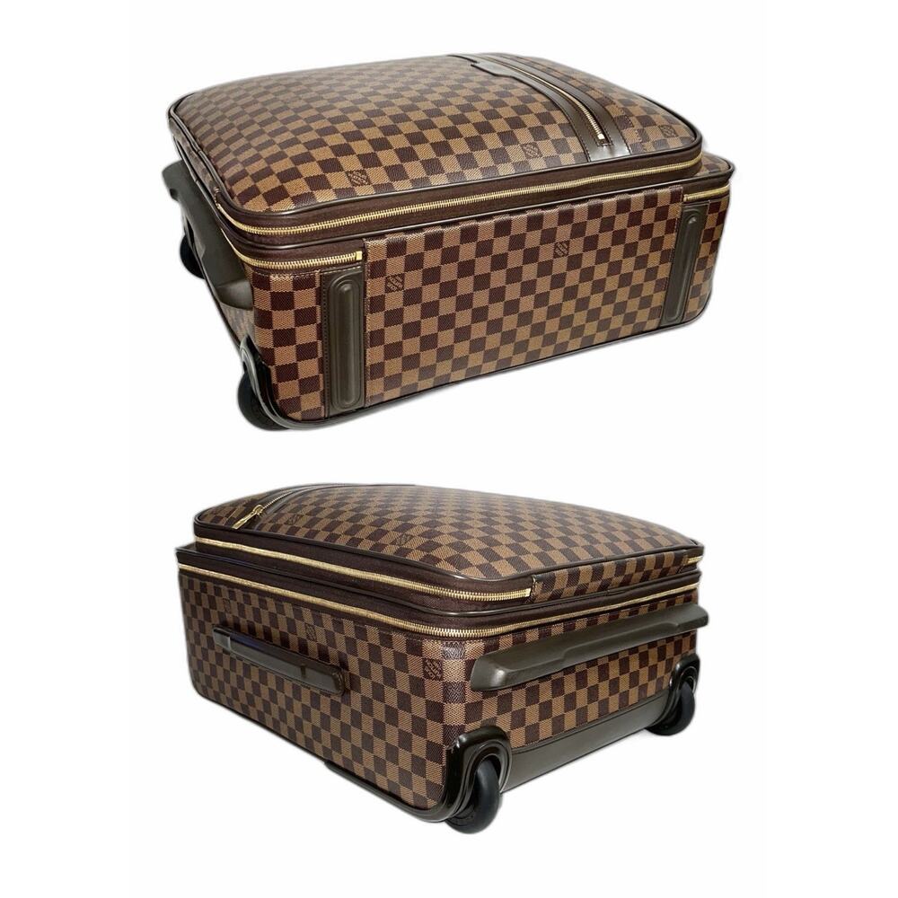 Louis Vuitton Pegase 55 Legere Suitcase Damier Ebene w/ Cover Garment Dustbag - Picture 9 of 16